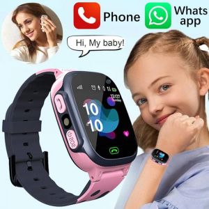 Kids Watches Call Smart Watch for Children GPS SOS Waterproof Smartwatch Clock SIM Card Location Tracker Child Girl Boy Watch